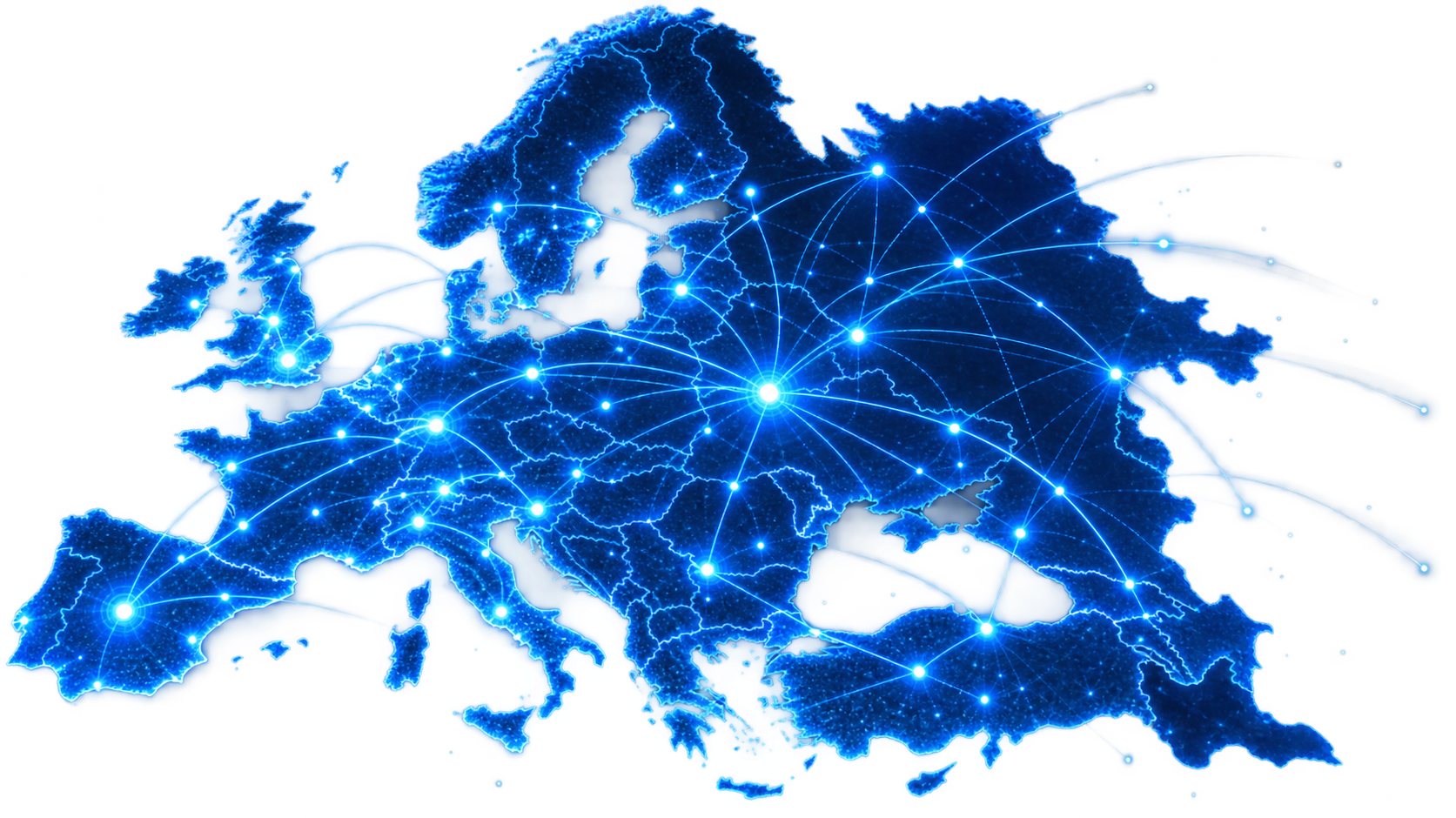 Sieć transportowa AJ Logistic w Europie
